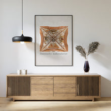 Indlæs billede til gallerivisning Plakat med kalkmaleri fra Sct. Bendts Kirke, Ringsted, Danmark