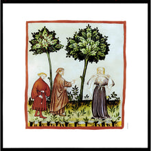 Indlæs billede til gallerivisning Hånddekoreret illustration fra middelalderen