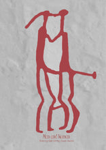Indlæs billede til gallerivisning Plakat med helleristning – Mand og Kvinde