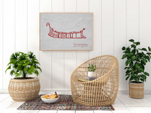 Indlæs billede til gallerivisning Plakat med helleristning – Skib