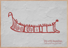 Indlæs billede til gallerivisning Plakat med helleristning – Skib