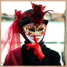 Indlæs billede til gallerivisning Venetiansk karneval maske