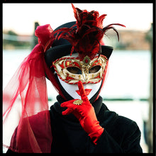 Indlæs billede til gallerivisning Venetiansk karneval maske