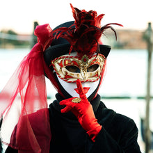 Indlæs billede til gallerivisning Venetiansk karneval maske