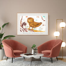 Indlæs billede til gallerivisning Plakat med kalkmaleri med Elmelunde mesterens 'logo', Danmark