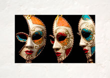Indlæs billede til gallerivisning Venetianske karnevals masker, Italien