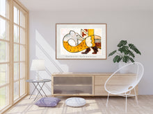 Indlæs billede til gallerivisning Kalkmaleri af en Lindorm i Skibby Kirke, Danmark