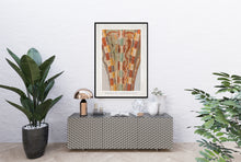 Indlæs billede til gallerivisning Ggotisk  kalkmaleri med fabeldyr fra Østofte Kirke, Danmark