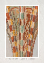 Indlæs billede til gallerivisning Ggotisk  kalkmaleri med fabeldyr fra Østofte Kirke, Danmark