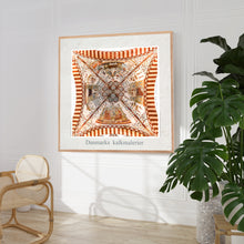 Indlæs billede til gallerivisning Plakat med  et  kalkmaleri fra Sct. Bendts Kirke, Ringsted, Danmark