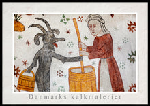 Indlæs billede til gallerivisning Plakat med gotisk kalkmalerier fra Tingsted Kirke, Danmark