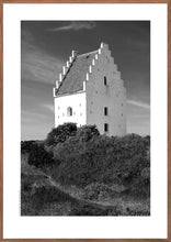 Indlæs billede til gallerivisning Plakat med den 'Tilsandede Kirke' i Skagen, Danmark