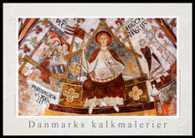 Indlæs billede til gallerivisning Plakat med kalkmaleri der viser Knud Lavard i Sct. Bendts Kirke i Ringsted, Danmark