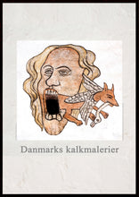 Indlæs billede til gallerivisning Plakat med vrængemaske fra Sankt Mariæ Kirke i Helsingør
