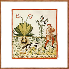 Indlæs billede til gallerivisning Hånddekoreret illustration fra middelalderen med den mystiske plante ‘alrunerod’
