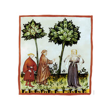 Indlæs billede til gallerivisning Hånddekoreret illustration fra middelalderen
