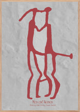 Indlæs billede til gallerivisning Plakat med helleristning – Mand og Kvinde
