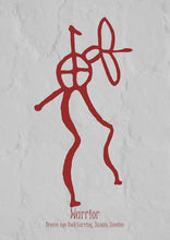 Indlæs billede til gallerivisning Plakat med helleristning – Kriger
