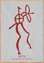 Indlæs billede til gallerivisning Plakat med helleristning – Kriger
