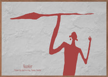 Indlæs billede til gallerivisning Plakat med helleristning – Jæger
