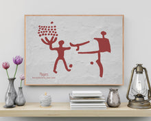 Indlæs billede til gallerivisning Plakat med helleristning – Leg
