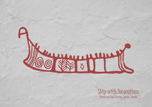 Indlæs billede til gallerivisning Plakat med helleristning – Skib
