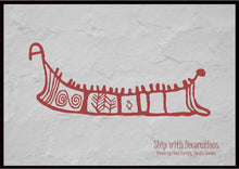 Indlæs billede til gallerivisning Plakat med helleristning – Skib
