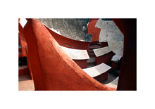 Indlæs billede til gallerivisning Plakat  med detalje fra Jantar Mantar observatory , Delhi , India.
