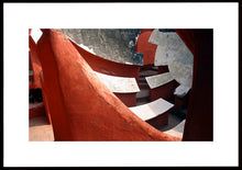 Indlæs billede til gallerivisning Plakat  med detalje fra Jantar Mantar observatory , Delhi , India.
