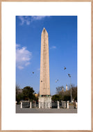 Plakat med'den egyptiske obelisk', Istanbul, Tyrkiet