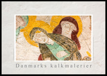 Indlæs billede til gallerivisning Plakat med kalkmaleri fra Mørkøv Kirke -De sovende Disciple, Danmark
