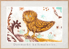 Indlæs billede til gallerivisning Plakat med kalkmaleri med Elmelunde mesterens &#39;logo&#39;, Danmark
