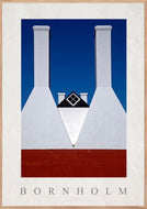 Plakat med Hasle Røgeri. Bornholm, Denmark