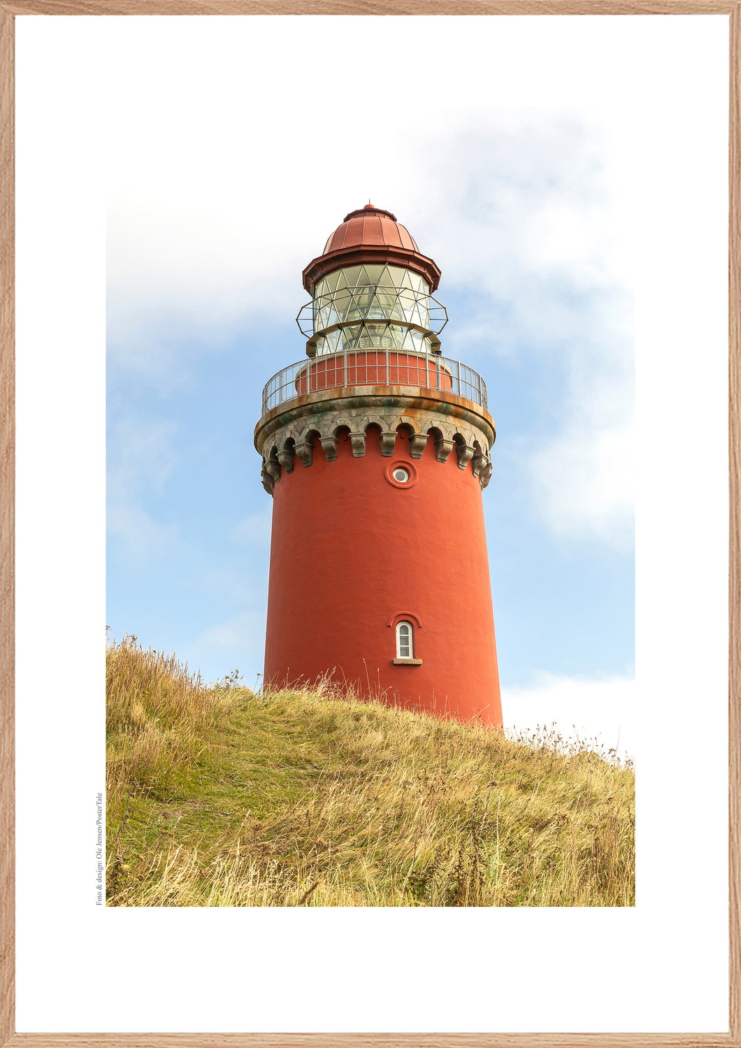 Plakat med Bovbjerg Fyr, Danmark