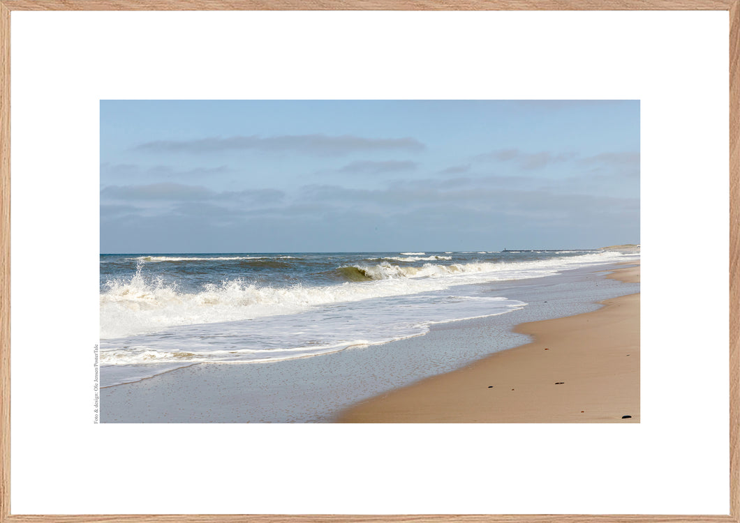 Stranden ved vestkysten, Danmark