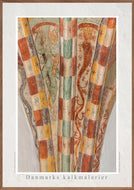 Ggotisk  kalkmaleri med fabeldyr fra Østofte Kirke, Danmark